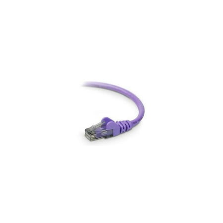UPC: 0722868603192 | Belkin A3L980-10-PUR-S 10 ft. Cat 6 Purple High Performance Snagless Patch Cable