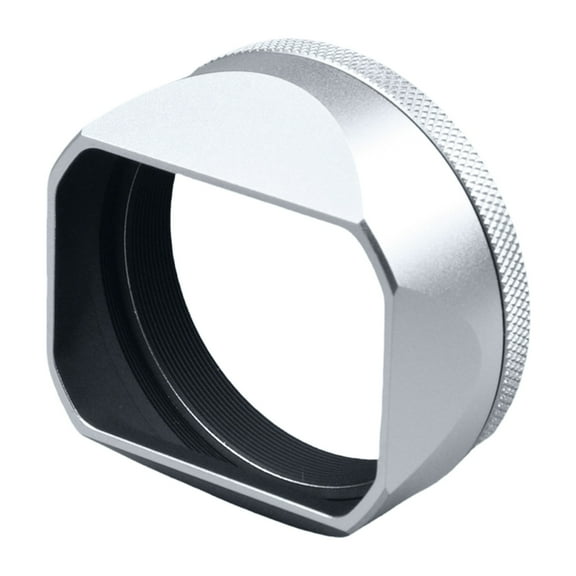 Metal Lens Hood Square Lens Cover Caps Wear Resistant Lens Protector for X100VI X100V Cameras Repair Gold
