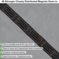 thumbnail image 4 of Magnetic Mesh Screen Door, Side Opening 74x81 Inch Reversible Magnetic Screen Door Curtain  for Sliding Doors, 4 of 7