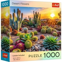 Trefl Red Desert Flowers 1000 Piece Puzzle