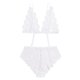 thumbnail image 4 of Gibobby Conjunto de lencería Sujetador de encaje Mujeres Charm Sexy Lencería Encaje G String Tanga Ropa interior Ropa de dormir(Blanco, XL), 4 of 4