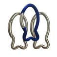 thumbnail image 1 of Cheers.US 2Pcs Keychain Clips Mini Carabiner Small Aluminum Durable Quick Release Auto Locking Fish-shape Spring Loaded Wire Gate Clip for Home Rv Camping Fishing Hiking Traveling and Sports, 1 of 5