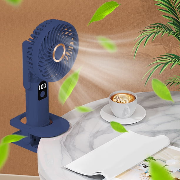 Handheld Fan Desktop Portable USB Charging Gift Summer Small Fan Handheld Mini To Carry Outdoors And Can Be Used As Mobile Phone Support