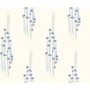 Drew Barrymore Flower Home Blue Gingko Peel and Stick Wallpaper