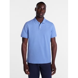 George Men's Pique Polo Shirt With Short Sleeves