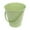 Green, variant on Siruishop Metal Bucket with Handle Flower Pot Beach Sand Pail Compact Beach Toy Montessori 15.5cmx15.5cm