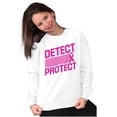 thumbnail image 5 of Breast Cancer Detect & Protect Women Crewneck Sweatshirt Brisco Brands S, 5 of 6