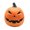 Orange, variant on Decorr Halloween Light Up Pumpkin Lamp, 5.6x5.2 Inch Dark Gray Resin Pumpkin Light with Smile Face Cutout, Spooky LED Pumpkin Table Decor for Indoor Home Mantel Shelf Halloween Party Decorations