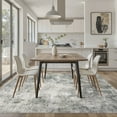 thumbnail image 6 of UERMEI 10x12 Washable Area Rugs for Living Room, Modern Abstract Printed Rug, Vacuum-Friendly, Non Slip Indoor Rug for Bedroom Dining Room Home Decor Carpet, Green/Gray, 6 of 9