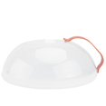 thumbnail image 1 of 1pc Transparent Dish Cover Plastic Microwave Oven Heating Cover Food Lid(orange), 1 of 3