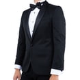 thumbnail image 2 of Mens Black Tuxedo, Jacket Slim Fit Shawl Collar, 2 of 5