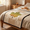 thumbnail image 5 of Wzzjkit Cozy Fall Flannel Throw Blanket – Cute Autumn Prints, Lightweight Warm Cover Blankets for Sofa, Bed, Travel & Thanksgiving Gift, 5 of 8