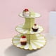 thumbnail image 4 of Soporte para tartas de papel de aluminio, de 3 niveles, decorativo para fiestas, para celebraciones de cumpleaños y aniversarios, plegable, con estructura metálica portátil, de 2 niveles,, 4 of 9