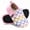 Pink/White, variant on Kid Cotton Slipper for Toddler Boy & Girls, Soft Plush Cute Fuzzy Winter House Sock Shoes, Warm Non‑Slip Rubber Sole Footwear for Little Kid & Big Kid