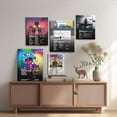 thumbnail image 3 of P&L Art Juice Wrld Canvas Wall Art -The Party Never Ends Rapper Singer Album Cover and Poster Framed Print Art,Aesthetic Cute Cartoon Picture Print Art for Bedroom or Living Room Decor Gift 16x20inch, 3 of 7
