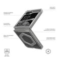 thumbnail image 5 of UAG Compatible with Samsung Galaxy Z Flip 6 Case Plyo Pro Ice/Silver, Rugged Anti-Yellowing Transparent Clear Compatible with Magnetic Charging Military Grade Protective Cover, 5 of 9