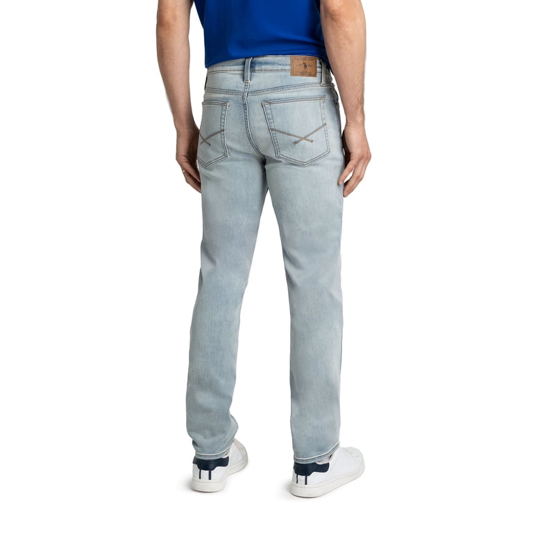 U.S. Polo Assn. Men's Slim Straight Knit Denim Jean photo 2