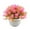 Pink, variant on Aonity Simulation Potted Plant Fake Flower Pot A, Artificial Potted Plants Plastic Greenery in Pots Small Faux Topiary Shrubs for Centerpiece Desk Room House Decor Decoration