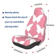 thumbnail image 3 of Wukai Butterfly 2 Full Set Car Seat Covers with Soft Padding Universal Auto Front Seats Protector and Cushion Mat, 3 of 5