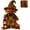 D-Scarecrow, variant on Rustic Halloween Monster Figurines, Handcrafted Farmhouse Tabletop Decor with Glowing Lanterns, Skeleton Pumpkin Ghost Scarecrow Mummy Mantel Shelf Gift