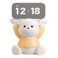 thumbnail image 2 of Figurita de resina, reloj Digital LED de oso, lindo reloj de escritorio para niños, escultura de Animal para dormitorio de guardería escolar, niños, 2 of 8