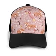 thumbnail image 3 of Xecao Beautiful Fox print unisex vintage washed baseball cap, a soft and adjustable hat perfect for any casual style., 3 of 5