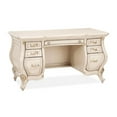 thumbnail image 3 of Michael Amini Platine de Royale Wood Vanity Desk - Champagne Ivory, 3 of 14