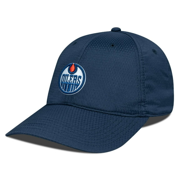 Men's Levelwear Navy Edmonton Oilers Matrix Adjustable Hat