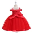 thumbnail image 3 of HuaAngel Girls Beaded Floral Embroidery Long Ribbon Pageant Princess Dress X192 Sizes 4-10, 3 of 3