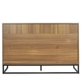 thumbnail image 5 of Aukfa 47.2" W Wood 7 Drawer Dresser, Wood Cabinet for Bedroom Living Room, Walnut, 5 of 7