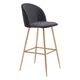 thumbnail image 1 of Banco de Bar Kessa Muebles Cozy Negro, 1 of 5