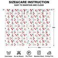 thumbnail image 2 of Nursery Curtains Boys Girls Kids Cherry Print Pattern Window Drapes for Living Bedroom Playroom Room Decor Rod Pocket 52x84Inch 2 Panels, 2 of 2
