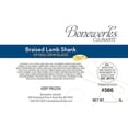 Bonewerks, Braised Lamb Shank in Veal Demi Glace, 19 oz. (12 Count)