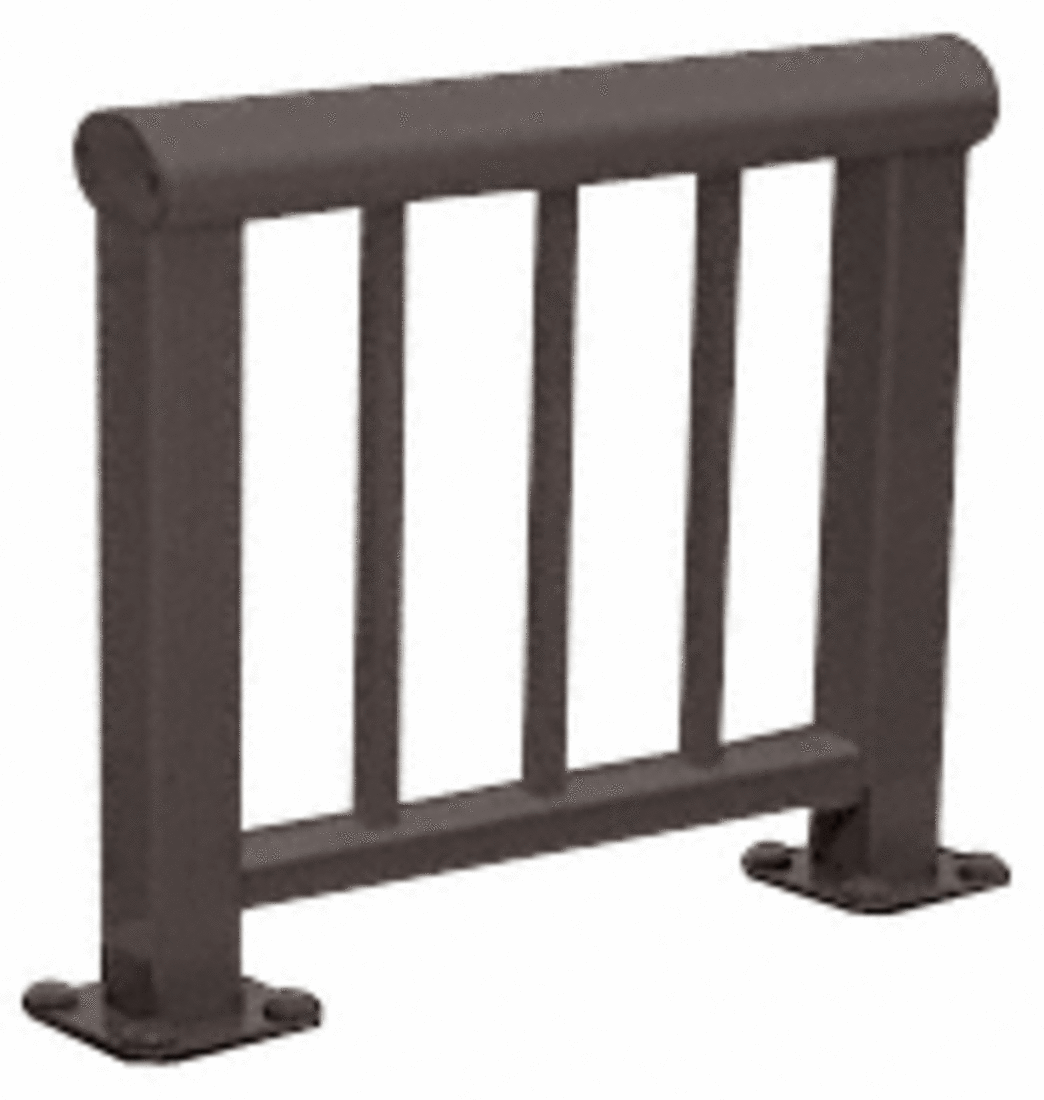 CRL Matte Bronze 350 Series Aluminum Picket Railing System Large