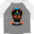thumbnail image 4 of Inktastic Day of the Dead Skull BLK Boys or Girls Long Sleeve Baby Bodysuit, 4 of 5