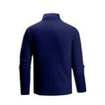 thumbnail image 5 of GuangCheng George Men Classic Ribbed Knit Turtleneck Sweaters Soft Warm Thick Winter Wear Solid Color Versatile Casual Outerwear Tops,Navy,M, 5 of 5