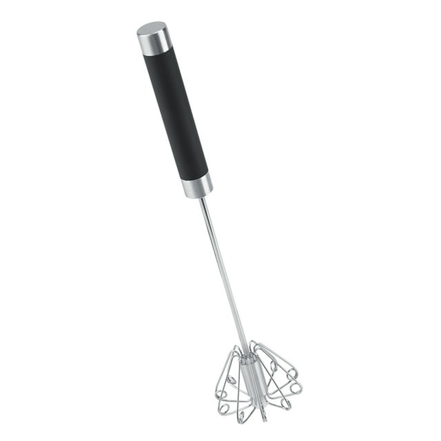 Whisk - VIFER Stainless Steel Manual Whisk Durable Rotatable Whisk Egg Beater