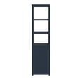 thumbnail image 4 of Butler Lark 3- Tier 1 Door Narrow Bookcase Etagere - Navy Blue, 4 of 6