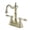 Polished Brass, variant on Kingston Brass Tudor 4" Center Bar Faucet