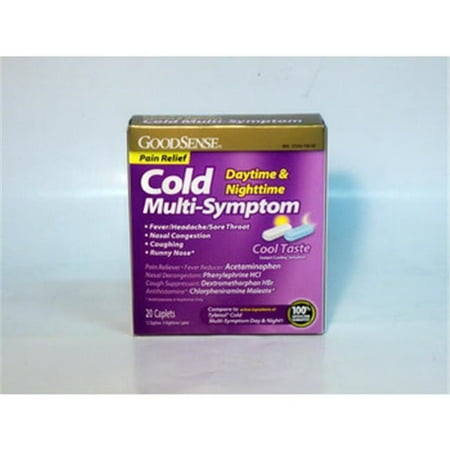 Good Sense Cold Night/Daytime Multi-Symptom Combo (24 Units (The Best Cold Medicine On The Market)