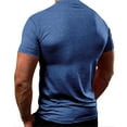 thumbnail image 5 of Yuncity Mens Shirt Summer Round Neck Short Sleeve Home Leisure Sports Tshirts For Men M, 5 of 8
