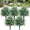5pcs, variant on Artificial Potted Trees with Ground Stakes, UV Resistant Camellia Topiary, Camellia Shrubs Faux,Weatherproof Realistic Faux Plants Flowers Shrubs Bushes Greenery for Garden Porch Yard (2pcs)