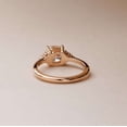thumbnail image 3 of vylahjewellery Vintage Cushion Cut Proposal Ring Vermeil Rose Gold Engagement Ring Moissanite Diamond Anniversary Jewelry Gift Her, 3 of 5
