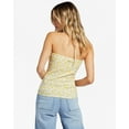 thumbnail image 3 of Billabong Women's Sunny Garden Daisey Floral Rib Knit Halter Strap Top (Small, Sunbeam (Yellow)), 3 of 6