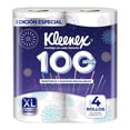thumbnail image 1 of Papel higiénico Kleenex Expressions 4 rollos de 215 hojas dobles tamaño XL, 1 of 4