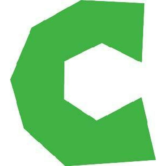 Design With Vinyl Home Wall Decals Alphabetical Letter C Motivational Wall Decal for Boys Girls Bedroom - DIY and Removable - Size: 19 In x 15 In