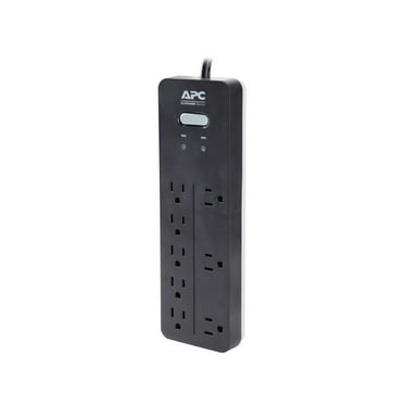 APC 8-Outlet Surge Protector 2525 Joules with Telephone and DSL ...