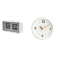 thumbnail image 1 of Reloj De Pared Moderno Y Silencioso Con Tapa Para Escritorio, Con Números Decorativos De Gran Tamaño Para El Hogar, La Oficina, El Dormitorio, La Escuela, La Sala De Estudio, El Comedor, La, 1 of 8