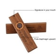 thumbnail image 7 of 1Pc Wooden Kazoo, Handmade Solid Wood Kazoo Mouth Flute Musical Instrument Ukulele Guitar Partner, 7 of 7