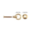 thumbnail image 4 of Pull Ring Cabinet Pull 4pcs/pack Mini Simple Vintage Pull Rings Cosmetic Case Jewelry Box Attachment Handle Brass, 4 of 8